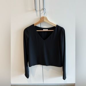 Aritzia Babaton Murphy Long Sleeve Blouse